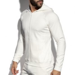 Jacke der Marke ES COLLECTION - Full-Zip Es Collection Hoodie - Blanc - Ref : SP362 C01