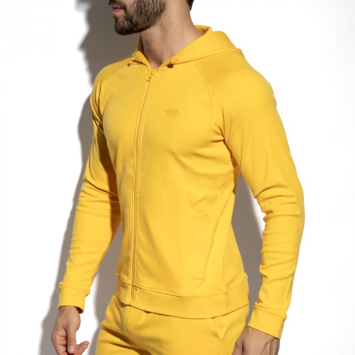 Jacke der Marke ES COLLECTION - copy of Full-Zip Es Collection Hoodie - Blanc - Ref : SP362 C03