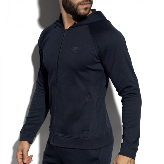 Jacke der Marke ES COLLECTION - copy of Full-Zip Es Collection Hoodie - Blanc - Ref : SP362 C09