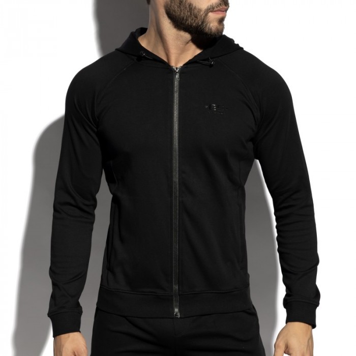 Jacke der Marke ES COLLECTION - copy of Full-Zip Es Collection Hoodie - Blanc - Ref : SP362 C10