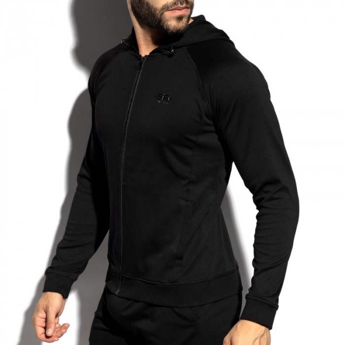 Jacke der Marke ES COLLECTION - copy of Full-Zip Es Collection Hoodie - Blanc - Ref : SP362 C10