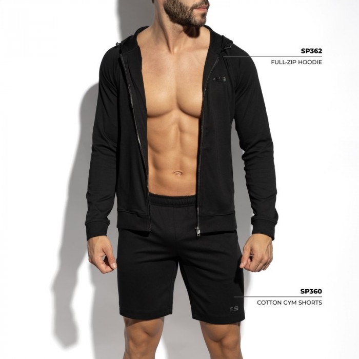 Jacke der Marke ES COLLECTION - copy of Full-Zip Es Collection Hoodie - Blanc - Ref : SP362 C10
