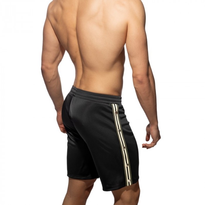 Bermuda de la marque ES COLLECTION - Bermuda Addicted Nexus Button - Noir - Ref : AD1400 C10