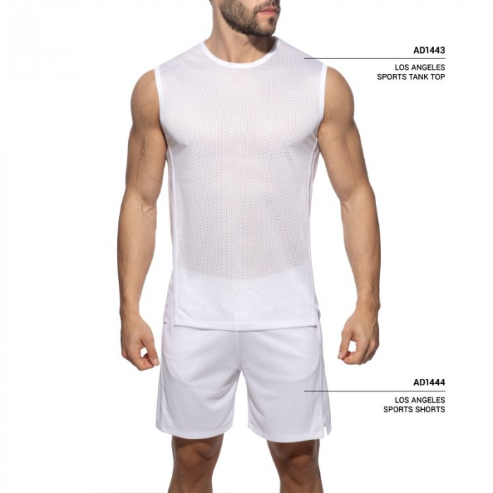 Débardeur de la marque ADDICTED - Débardeur Addicted Los Angeles Sports - Blanc - Ref : AD1443 C01