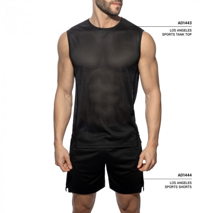 Tank top der Marke ADDICTED - copy of Débardeur Addicted Los Angeles Sports - Noir - Ref : AD1443 C10