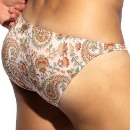 Slip, Tanga de la marque ES COLLECTION - Bikini Es Collection Paisley Édition Limitée - Beige - Ref : UN688 C28