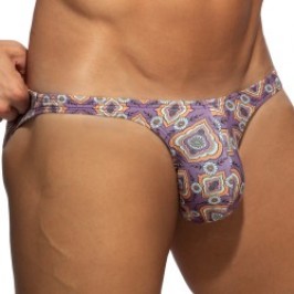 Bath Brief of the brand ADDICTED - Bikini de bain Addicted Mosaïc - Violet - Ref : ADS406 C19