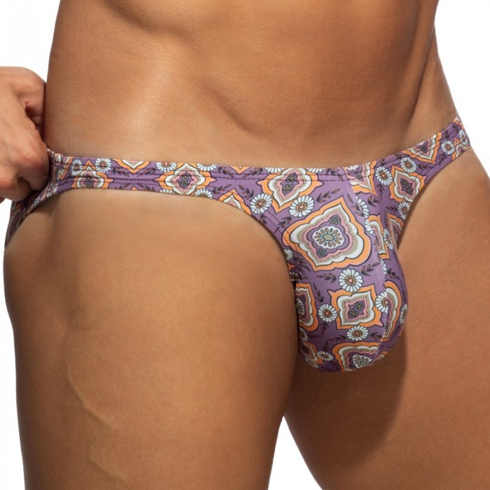 Bath Brief of the brand ADDICTED - Bikini de bain Addicted Mosaïc - Violet - Ref : ADS406 C19