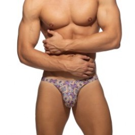 Bath Brief of the brand ADDICTED - Bikini de bain Addicted Mosaïc - Violet - Ref : ADS406 C19