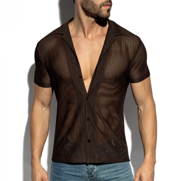 Shirt of the brand ES COLLECTION - copy of Chemise Es Collection Formentera - blanc - Ref : SHT036 C13