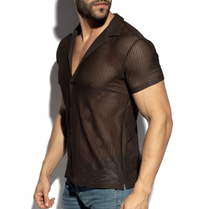 Shirt of the brand ES COLLECTION - copy of Chemise Es Collection Formentera - blanc - Ref : SHT036 C13