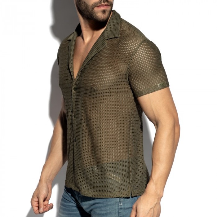 Shirt of the brand ES COLLECTION - copy of Chemise Es Collection Formentera - blanc - Ref : SHT036 C12