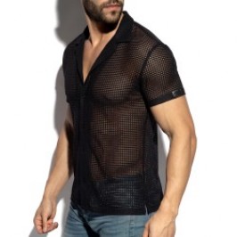 Camicia del marchio ES COLLECTION - copy of Chemise Es Collection Formentera - blanc - Ref : SHT036 C10