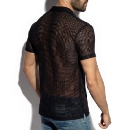 Chemise de la marque ES COLLECTION - Chemise Es Collection Formentera - Noir - Ref : SHT036 C10