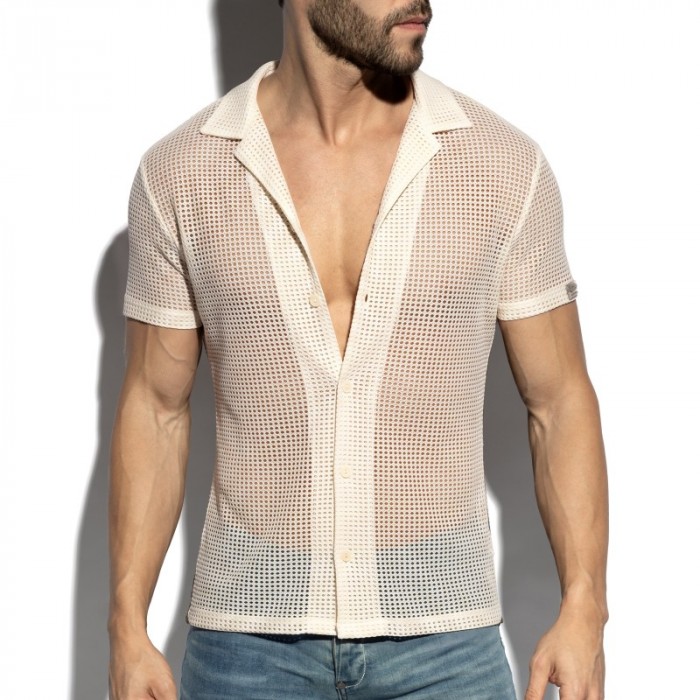 Shirt of the brand ES COLLECTION - Chemise Es Collection Formentera - blanc - Ref : SHT036 C02