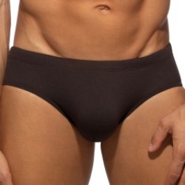 Bath Brief of the brand ADDICTED - copy of Slip de Bain Addicted Basic Rib - Blanc - Ref : ADS386 C13