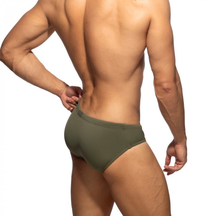 Bath Brief of the brand ADDICTED - copy of Slip de Bain Addicted Basic Rib - Blanc - Ref : ADS386 C12