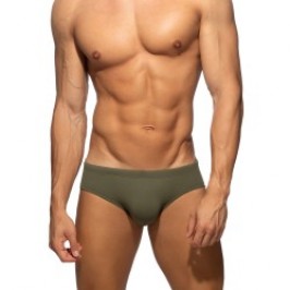 Bath Brief of the brand ADDICTED - copy of Slip de Bain Addicted Basic Rib - Blanc - Ref : ADS386 C12