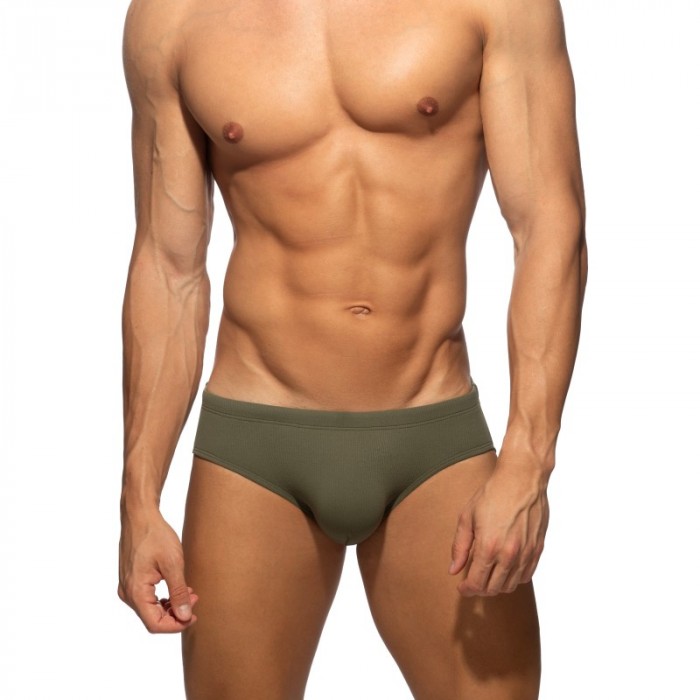 Bath Brief of the brand ADDICTED - copy of Slip de Bain Addicted Basic Rib - Blanc - Ref : ADS386 C12