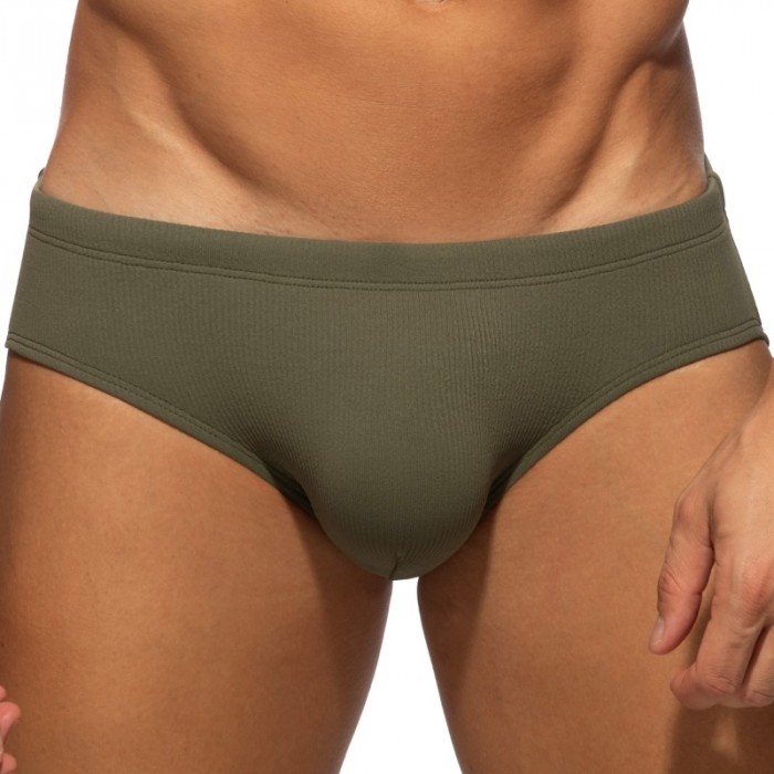 Bath Brief of the brand ADDICTED - copy of Slip de Bain Addicted Basic Rib - Blanc - Ref : ADS386 C12