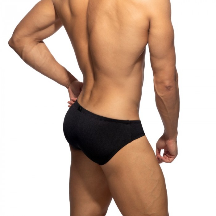 Bath Brief of the brand ADDICTED - copy of Slip de Bain Addicted Basic Rib - Blanc - Ref : ADS386 C10