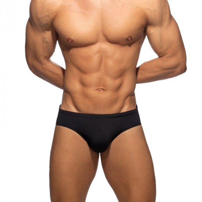 Bath Brief of the brand ADDICTED - copy of Slip de Bain Addicted Basic Rib - Blanc - Ref : ADS386 C10