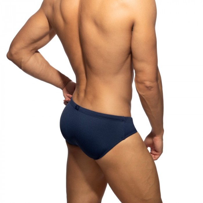Bath Brief of the brand ADDICTED - copy of Slip de Bain Addicted Basic Rib - Blanc - Ref : ADS386 C09