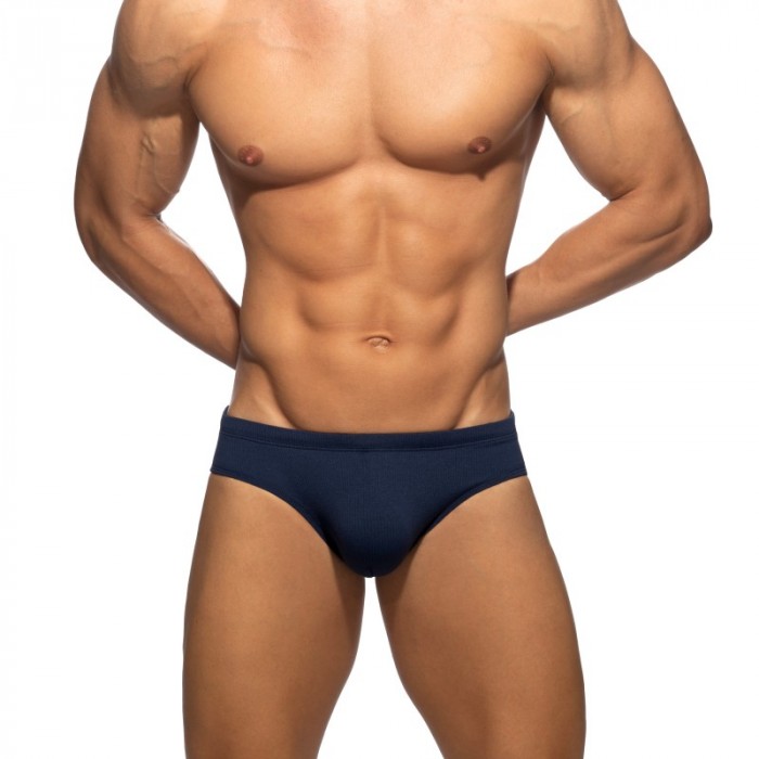Bath Brief of the brand ADDICTED - copy of Slip de Bain Addicted Basic Rib - Blanc - Ref : ADS386 C09