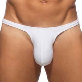 Slip de bain de la marque ADDICTED - String de Bain Addicted Sexy Basic - Blanc - Ref : ADS388 C01