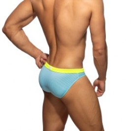 Slip de bain de la marque ADDICTED - Bikini de Bain Addicted Baby Stripes Édition Limitée - Bleu - Ref : ADS400 C23