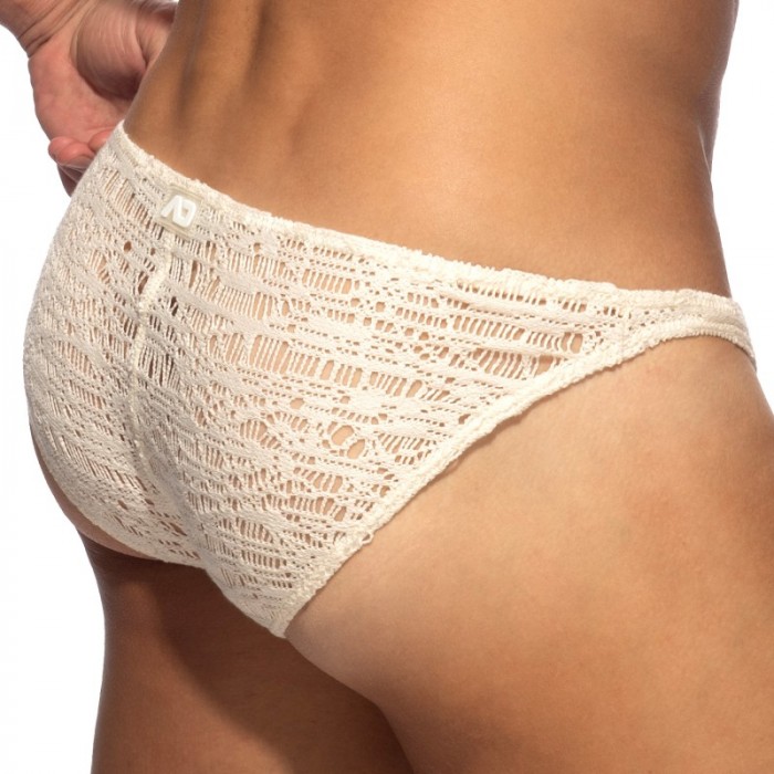 Slip del marchio ADDICTED - Bikini Addicted Spider Édition Limitée - Ivoire - Ref : AD1501 C02