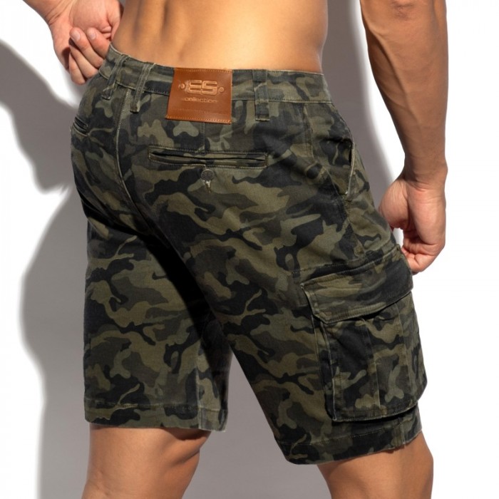 Corto de la marca ES COLLECTION - Shorts Es Collection Cargo Camo - Camouflage - Ref : ESJ079 C17