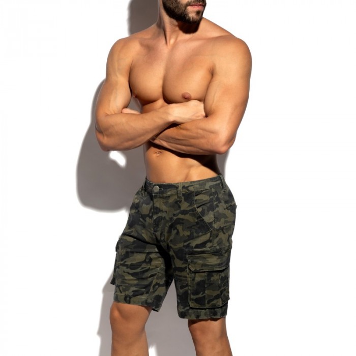 Corto de la marca ES COLLECTION - Shorts Es Collection Cargo Camo - Camouflage - Ref : ESJ079 C17