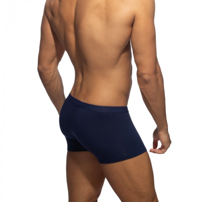 Boxer, shorty de la marque ADDICTED - Boxer Addicted Bambou Skin Layer - Bleu Marine - Ref : AD1496 C09