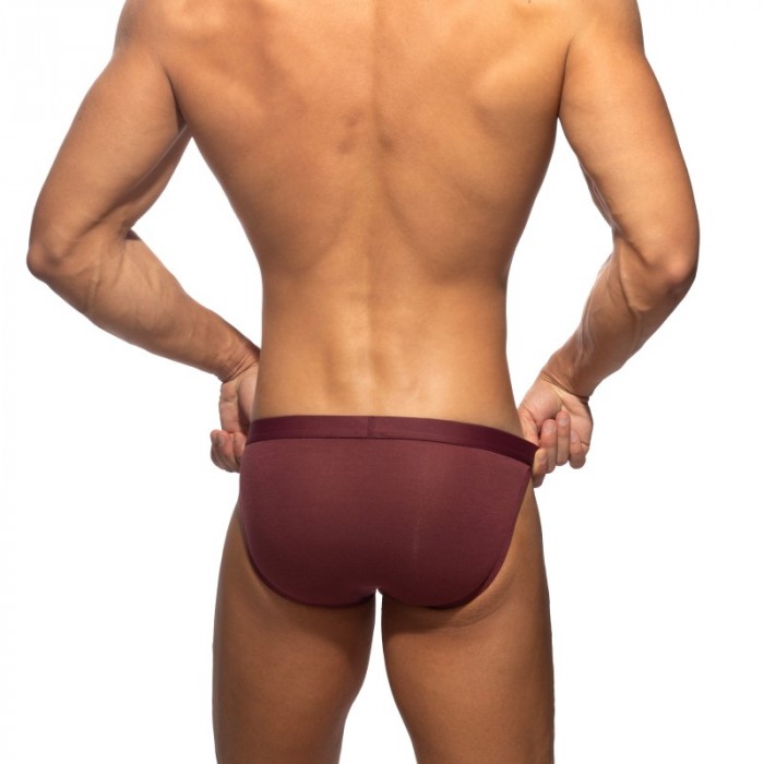 Slip, Tanga de la marque ADDICTED - Bikini Addicted Bamboo Skin Layer - Rouge - Ref : AD1498 C29
