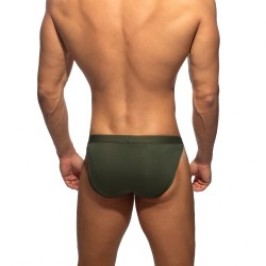Slip, Tanga de la marque ADDICTED - Bikini Addicted Bamboo Skin Layer - Kaki - Ref : AD1498 C12