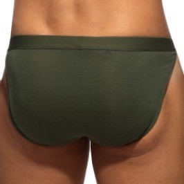 Slip, Tanga de la marque ADDICTED - Bikini Addicted Bamboo Skin Layer - Kaki - Ref : AD1498 C12