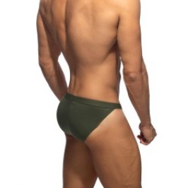 Slip, Tanga de la marque ADDICTED - Bikini Addicted Bamboo Skin Layer - Kaki - Ref : AD1498 C12