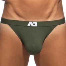 Slip, Tanga de la marque ADDICTED - Bikini Addicted Bamboo Skin Layer - Kaki - Ref : AD1498 C12