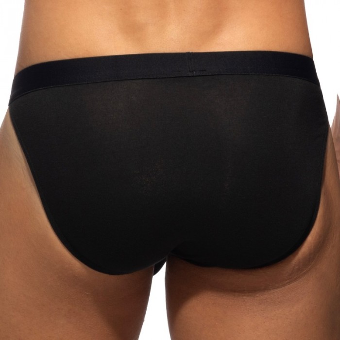 Slip, Tanga de la marque ADDICTED - Bikini Addicted Bamboo Skin Layer - Noir - Ref : AD1498 C10