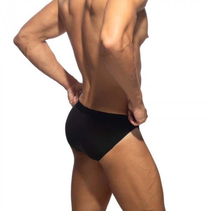 Slip, Tanga de la marque ADDICTED - Bikini Addicted Bamboo Skin Layer - Noir - Ref : AD1498 C10
