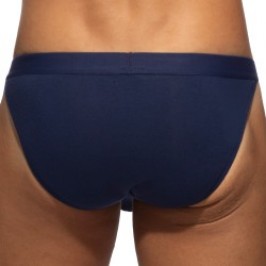 Slip, Tanga de la marque ADDICTED - Bikini Addicted Bamboo Skin Layer - Bleu Marine - Ref : AD1498 C09