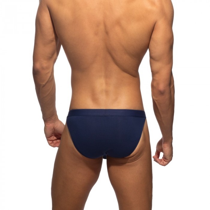 Slip, Tanga de la marque ADDICTED - Bikini Addicted Bamboo Skin Layer - Bleu Marine - Ref : AD1498 C09
