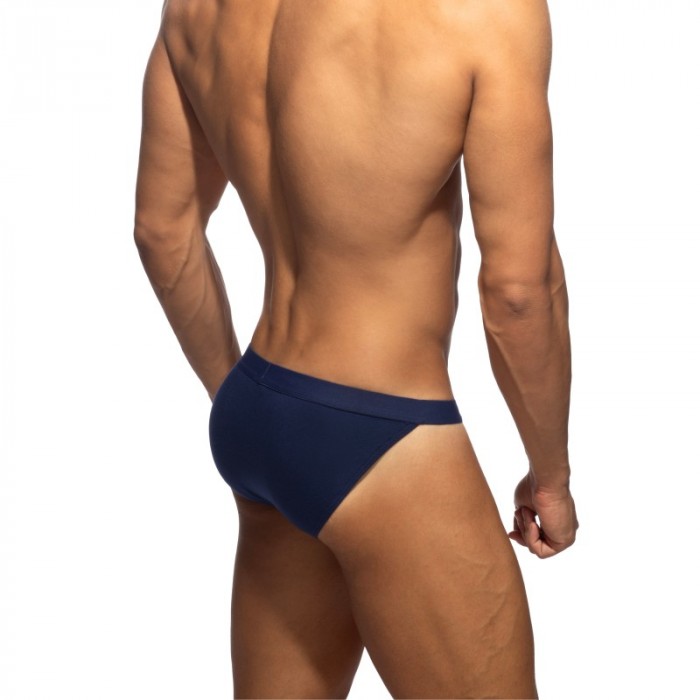 Slip, Tanga de la marque ADDICTED - Bikini Addicted Bamboo Skin Layer - Bleu Marine - Ref : AD1498 C09