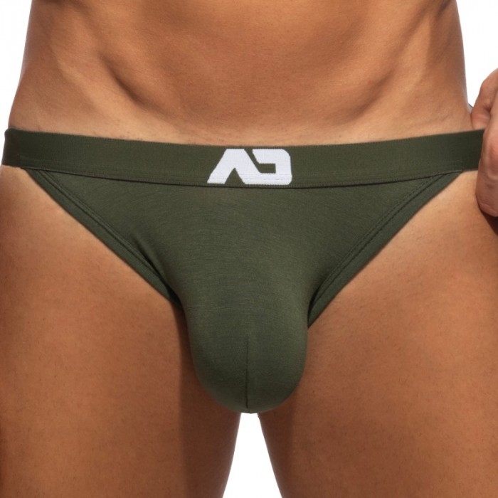 Jock strap de la marque ADDICTED - Jockstrap Addicted Bamboo Skin Layer - Kaki - Ref : AD1499 C12