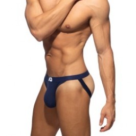 Jock strap de la marque ADDICTED - Jockstrap Addicted Bamboo Skin Layer - Bleu Marine - Ref : AD1499 C09