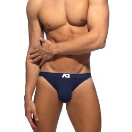Jock strap de la marque ADDICTED - Jockstrap Addicted Bamboo Skin Layer - Bleu Marine - Ref : AD1499 C09
