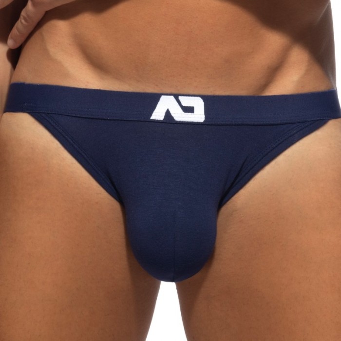 Jock strap de la marque ADDICTED - Jockstrap Addicted Bamboo Skin Layer - Bleu Marine - Ref : AD1499 C09