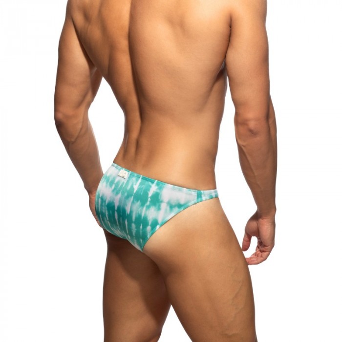 Bath Brief of the brand ADDICTED - Mini Slip Addicted Abstract Acqua - Vert - Ref : ADS393 C18