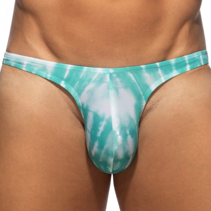 Bath Brief of the brand ADDICTED - Mini Slip Addicted Abstract Acqua - Vert - Ref : ADS393 C18